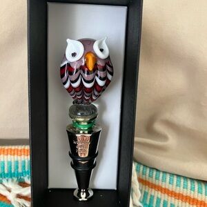 Murano glass wine stopper
